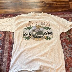 Mount St. Helens Graphic Tee - Cream